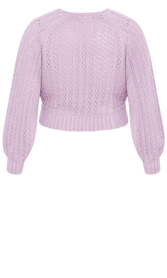 Isla Cardigan - lilac, LILAC, alternate image number 5