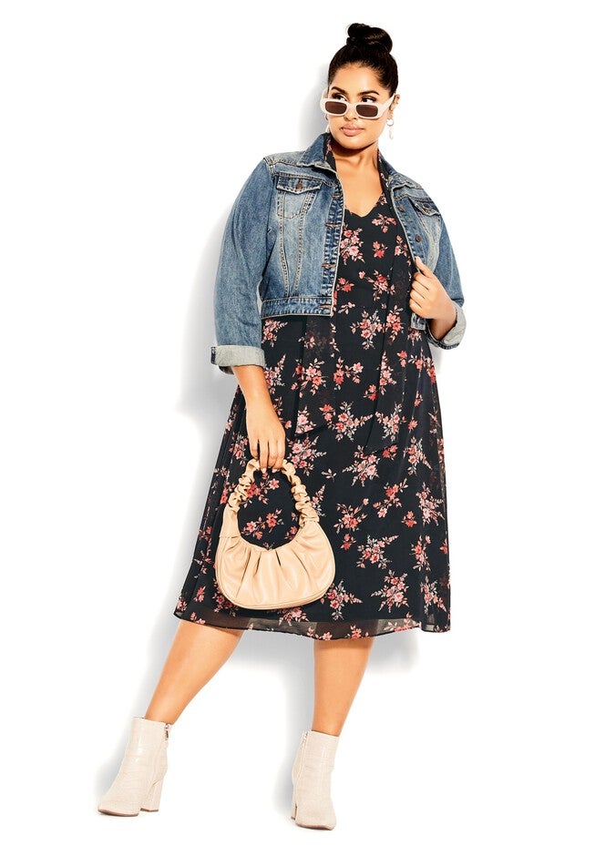 Alexandra Dress - black, BLACK, on-hover image number null