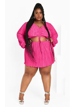 Hailee Dress - flamingo
