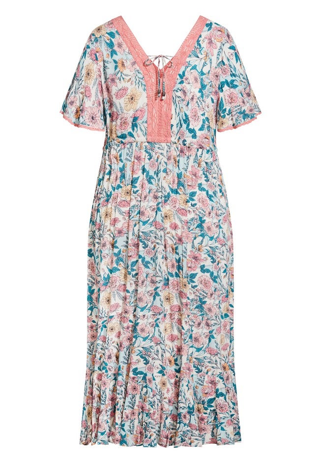 Cadence Maxi Dress, SORBET SUMMER, alternate image number 3