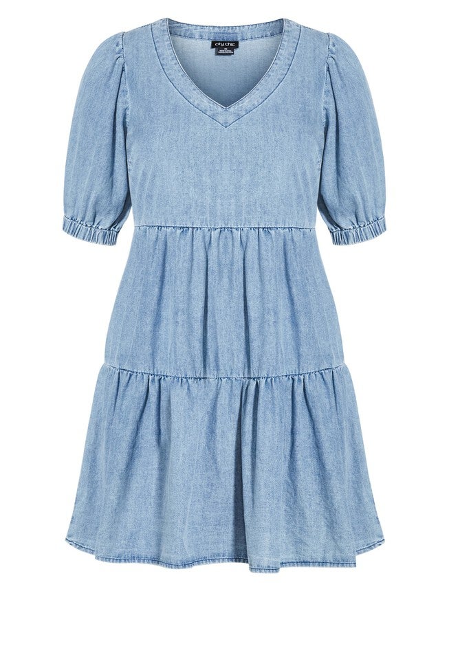 Coastal Dress - light wash, BLUE, alternate image number null