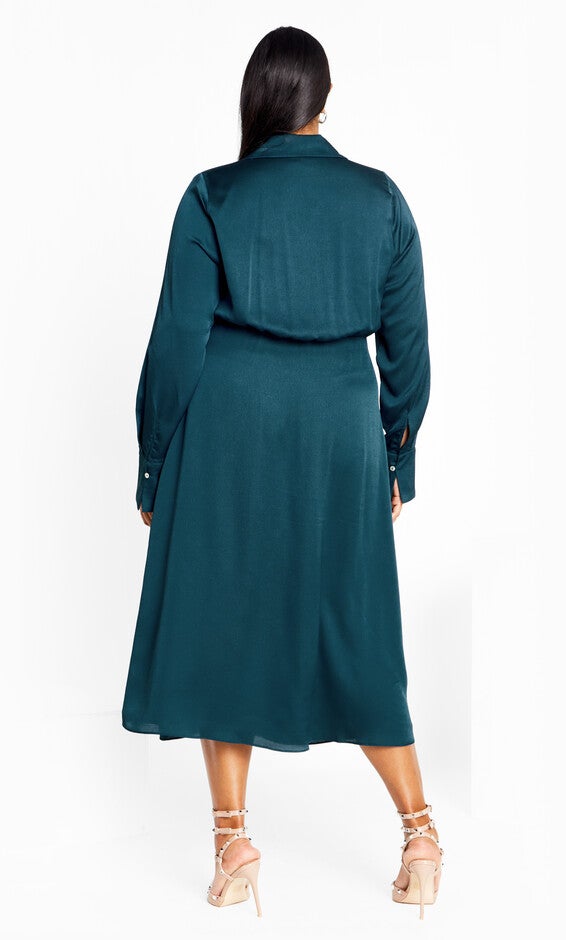 Alena Dress - teal, TEAL, alternate image number null