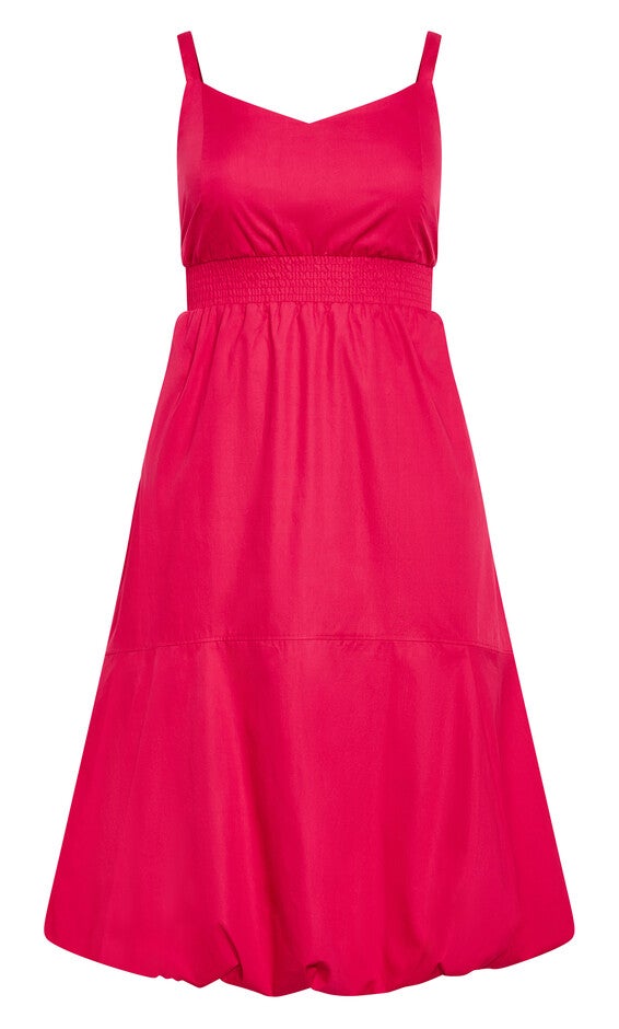 Eliza Dress - pink sherbet, PINK, alternate image number 3