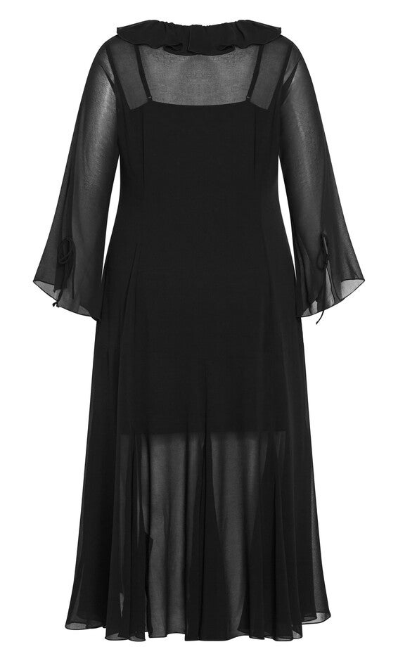 Vamp Maxi Dress - black, BLACK, alternate image number 4
