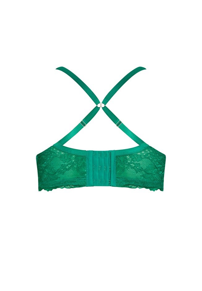 Allure Push Up Bra - kelly green, GREEN, alternate image number 4