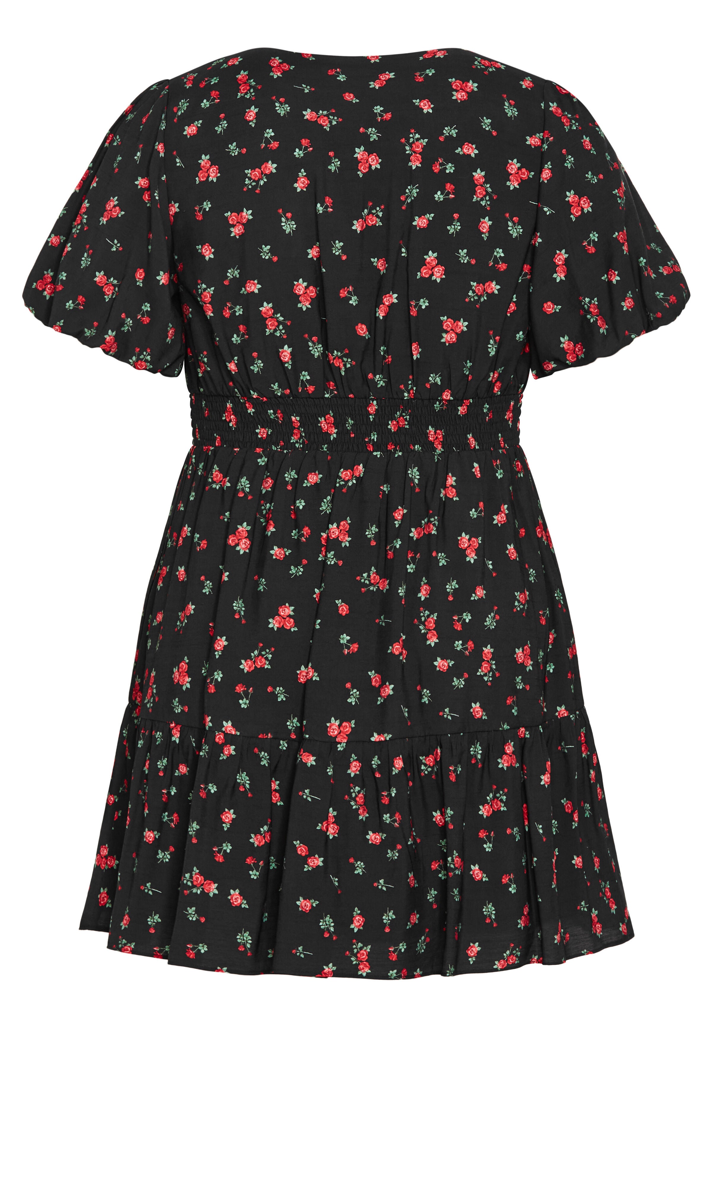 Daphne Dress - black, RED, alternate image number 4