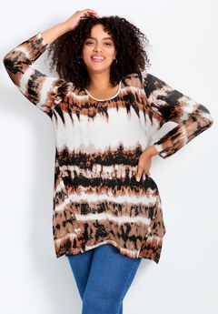 3 4 Sleeve Tunic Tops
