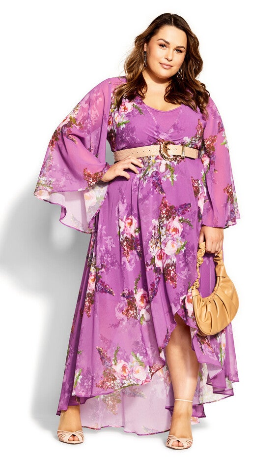 Nora Maxi Dress - wisteria, WISTERIA PAINTERLY R, hi-res image number 0