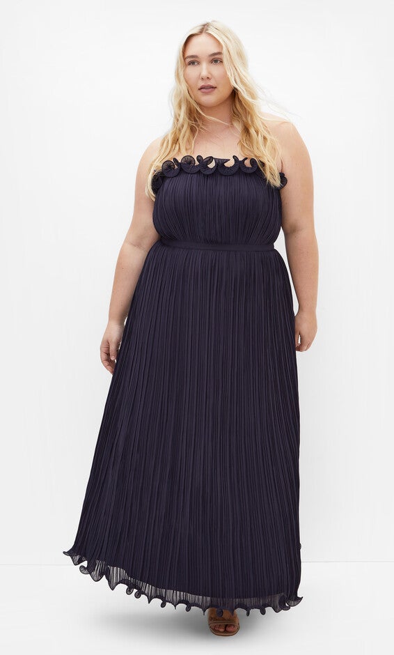 Turlington Maxi Dress - midnight, BLUE, alternate image number 3