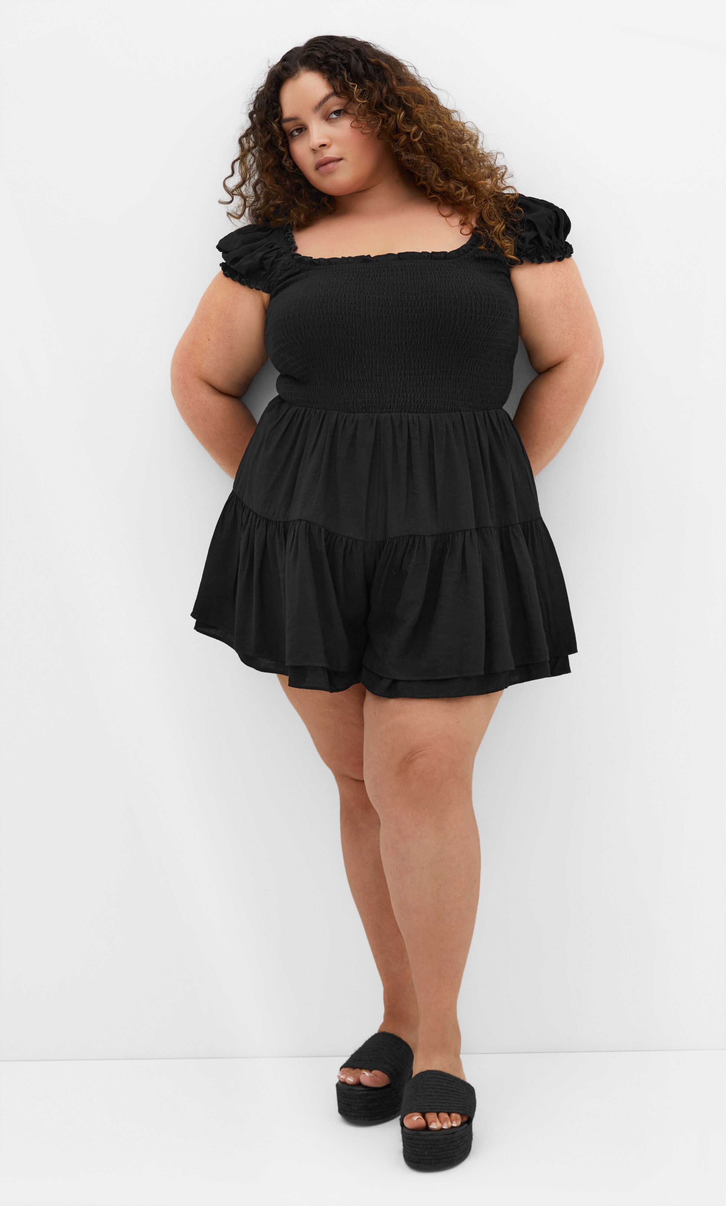 Zuri Playsuit - black, BLACK, hi-res image number 0