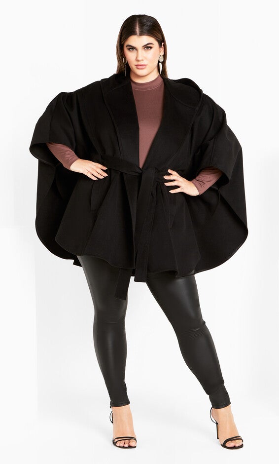 Eve Coat - black, BLACK, hi-res image number null