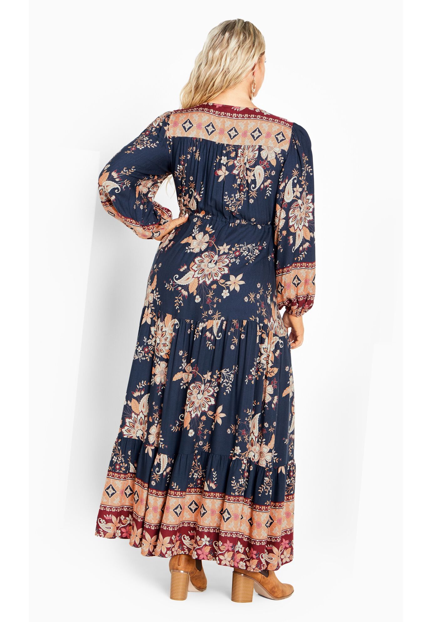 Ellery Long Sleeve Maxi Dress, BLUE FANTASY, alternate image number 2