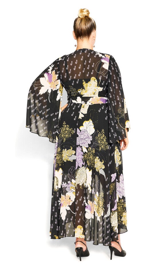Maya Maxi Dress - black, BLACK, alternate image number null