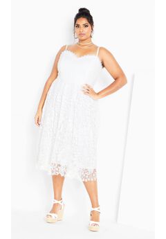 Scarlet Lace Dress - ivory