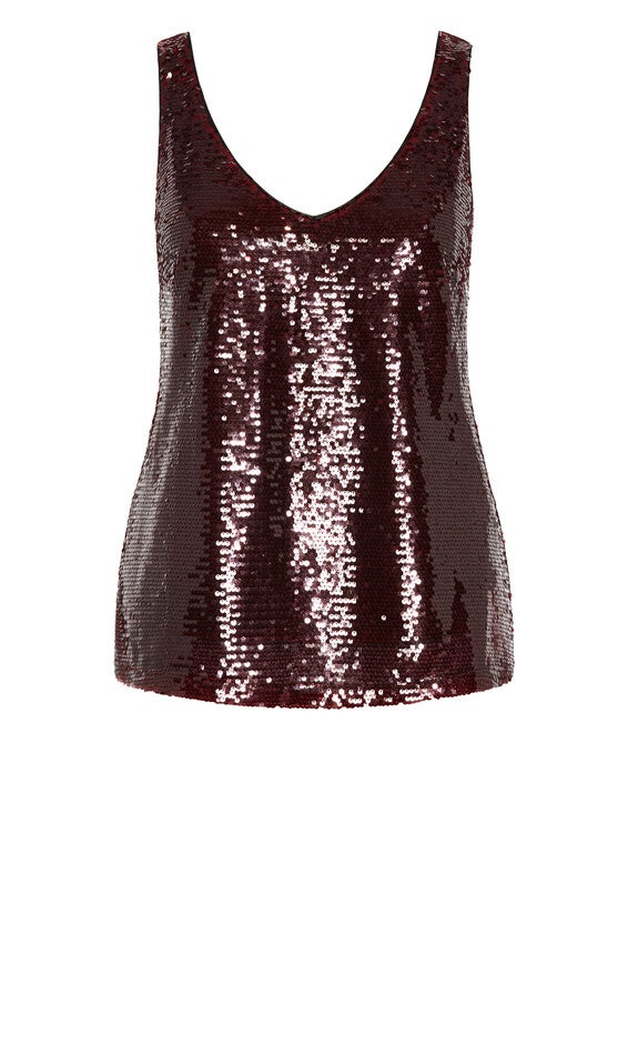 Razzle Dazzle Cami - ruby, RED, alternate image number null