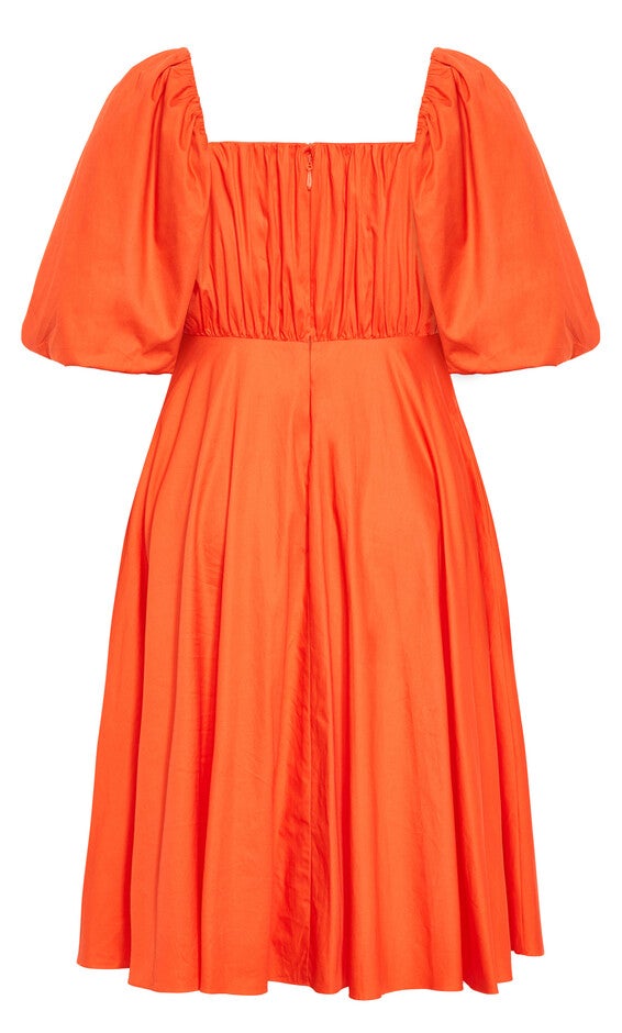 Rosabella Dress - tangerine, TANGERINE, alternate image number 5