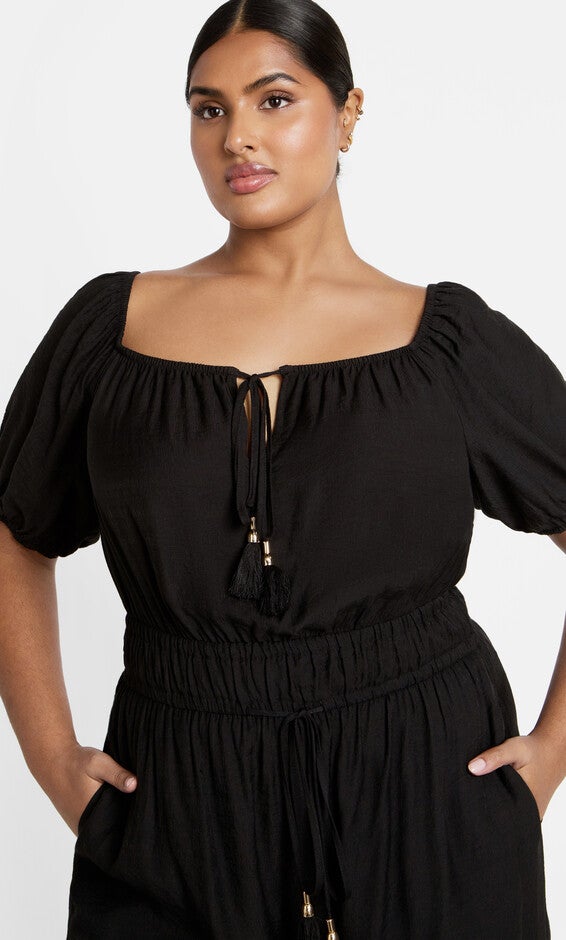Erica Jumpsuit - black, BLACK, alternate image number 2
