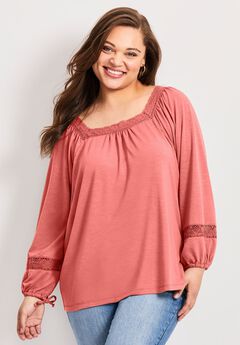Crochet Trim Top