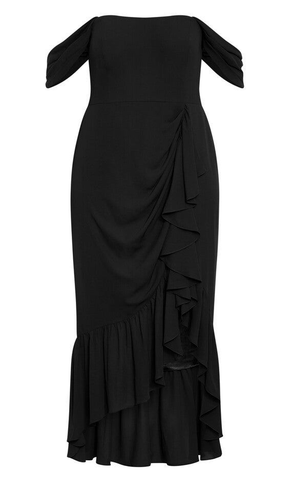 Rosabella Maxi Dress - black, BLACK, alternate image number 3