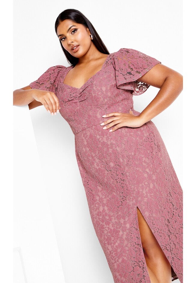 Maisie Dress - dusty orchid, PURPLE, alternate image number null