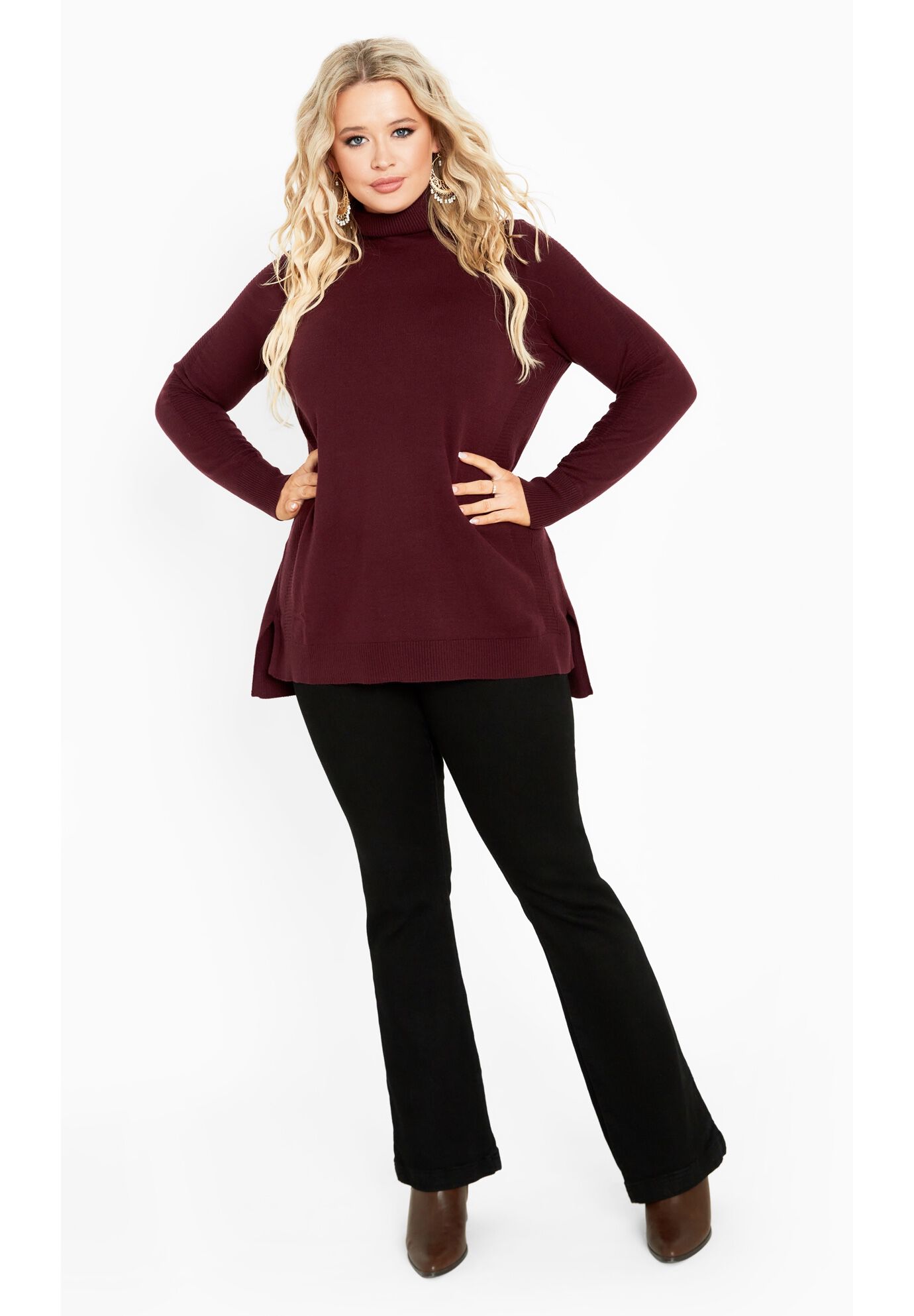 Fern Sweater, MULBERRY, alternate image number 2