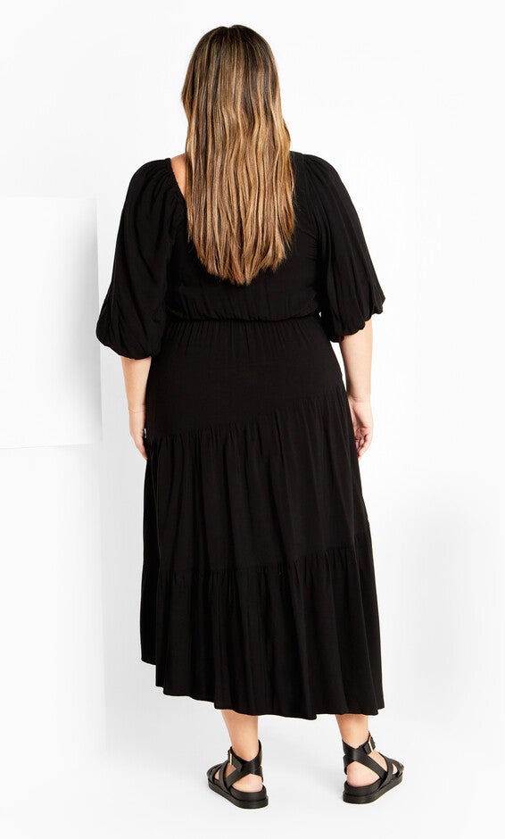 Zaria Dress - black, BLACK, alternate image number null