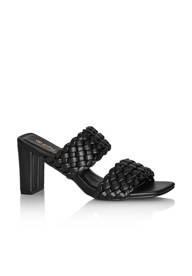 WIDE FIT Aura Mule - black, BLACK, on-hover image number 1