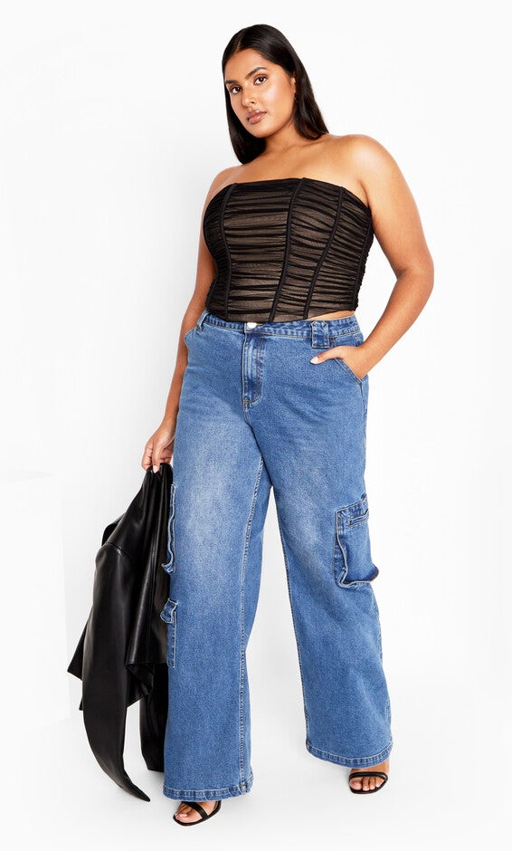 Fallon Corset - black, BLACK, alternate image number null
