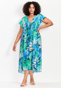 Bellini Flutter Sleeve Dress