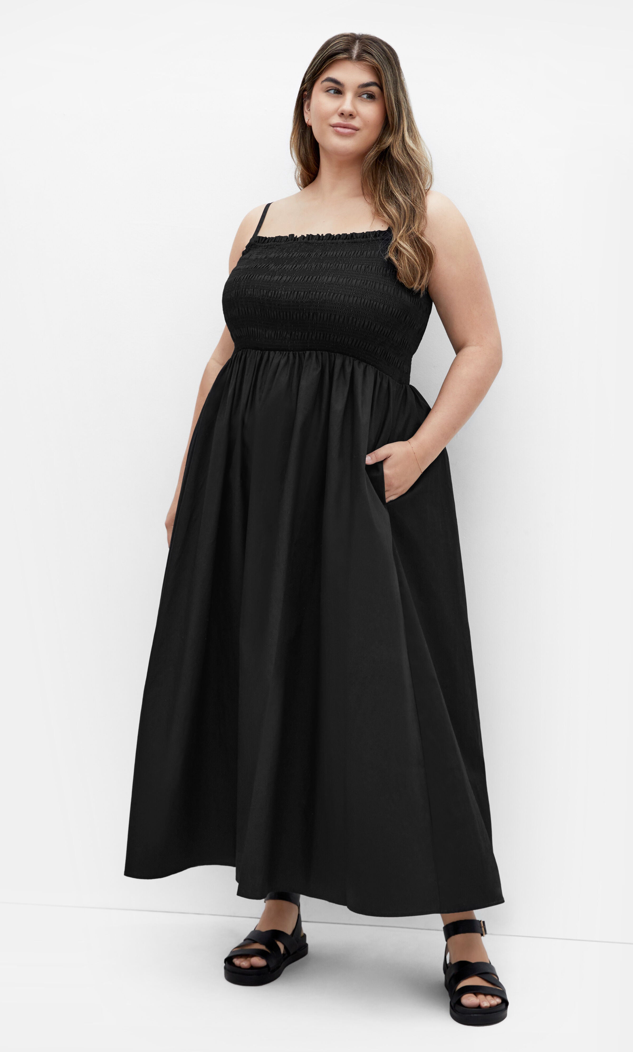 Jolie Maxi Dress - black, BLACK, alternate image number 1