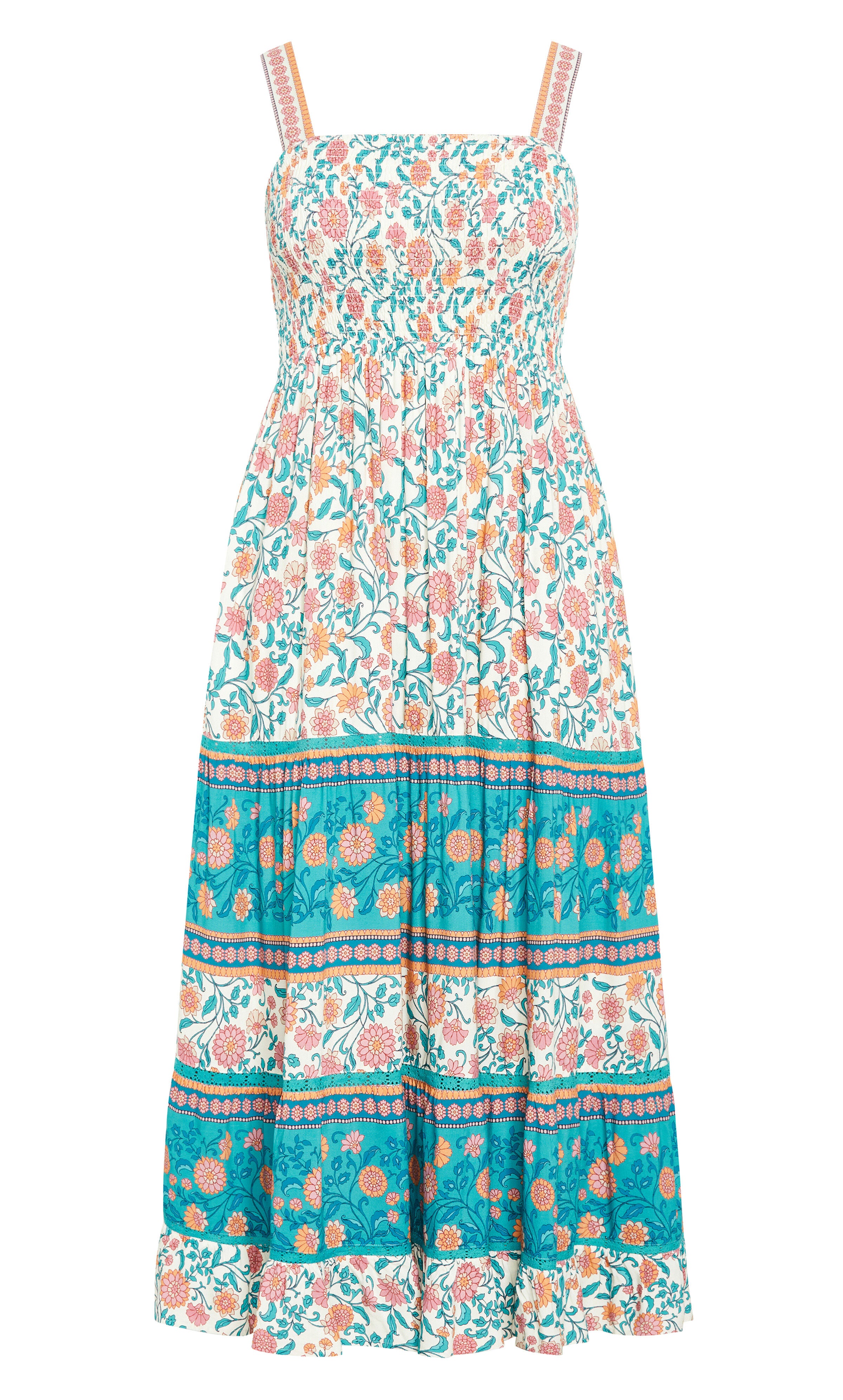 Belle Maxi Dress - gardenia, BEIGE, alternate image number 3