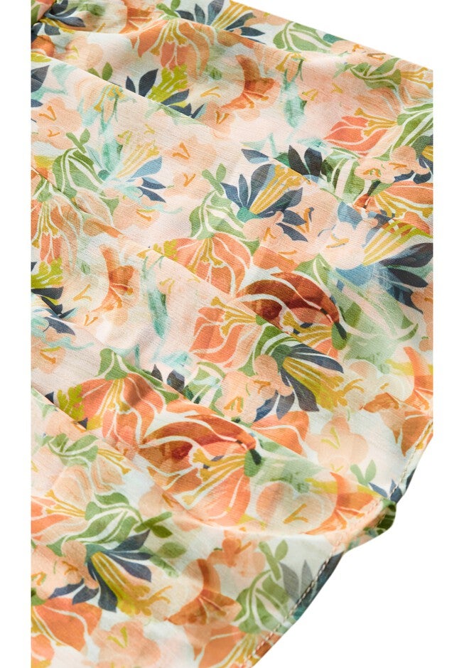 Callie Print Tier Maxi Dress - miami mini, ORANGE, alternate image number 5