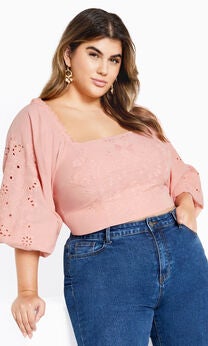 Willow Top - peachy