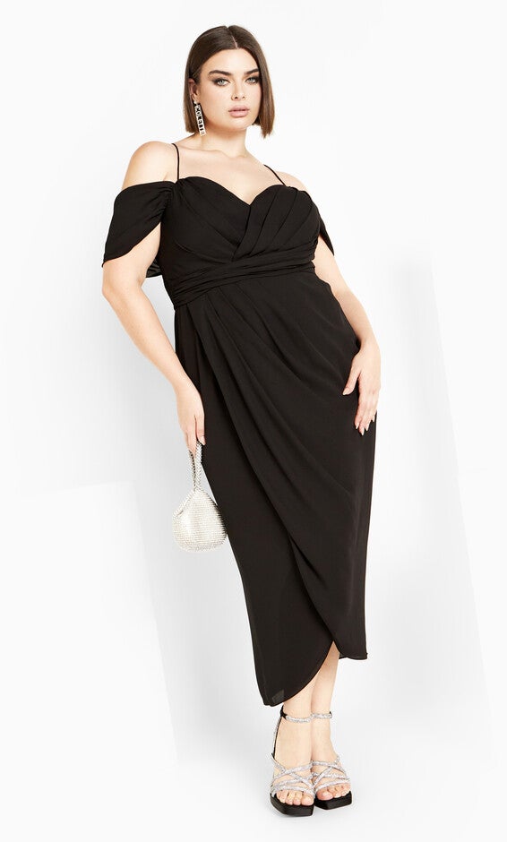 Entwine Maxi Dress - black, BLACK, hi-res image number 0