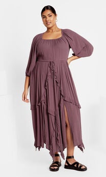 Arzel Dress - dusty mauve
