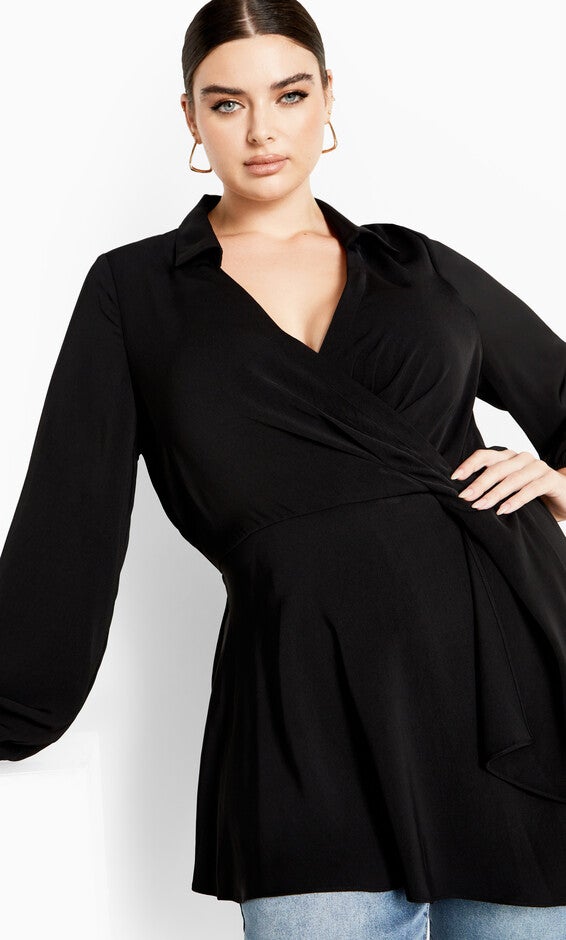 Olivia Tunic - black, BLACK, hi-res image number null