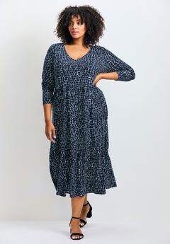Nylah Tiered Knit Dress