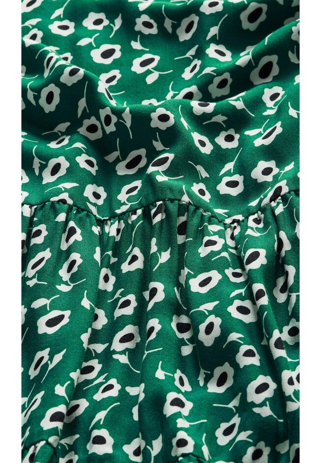 Nikki Print Dress - sweet daisy, GREEN, alternate image number null