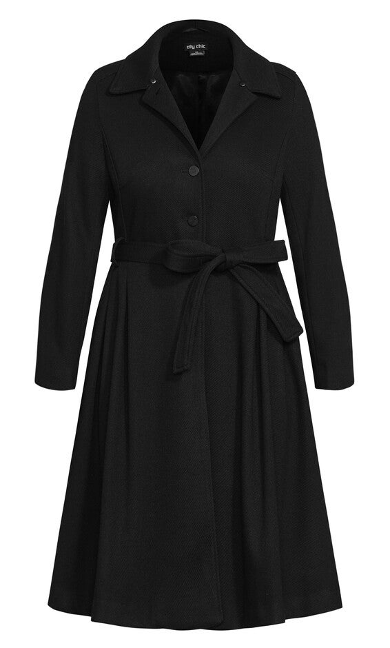 Blushing Belle Coat - black, BLACK, alternate image number 4