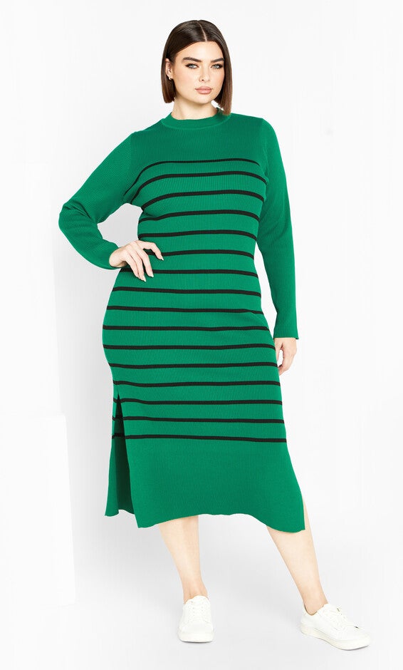 Maddie Dress - green, GREEN/BLK, alternate image number null