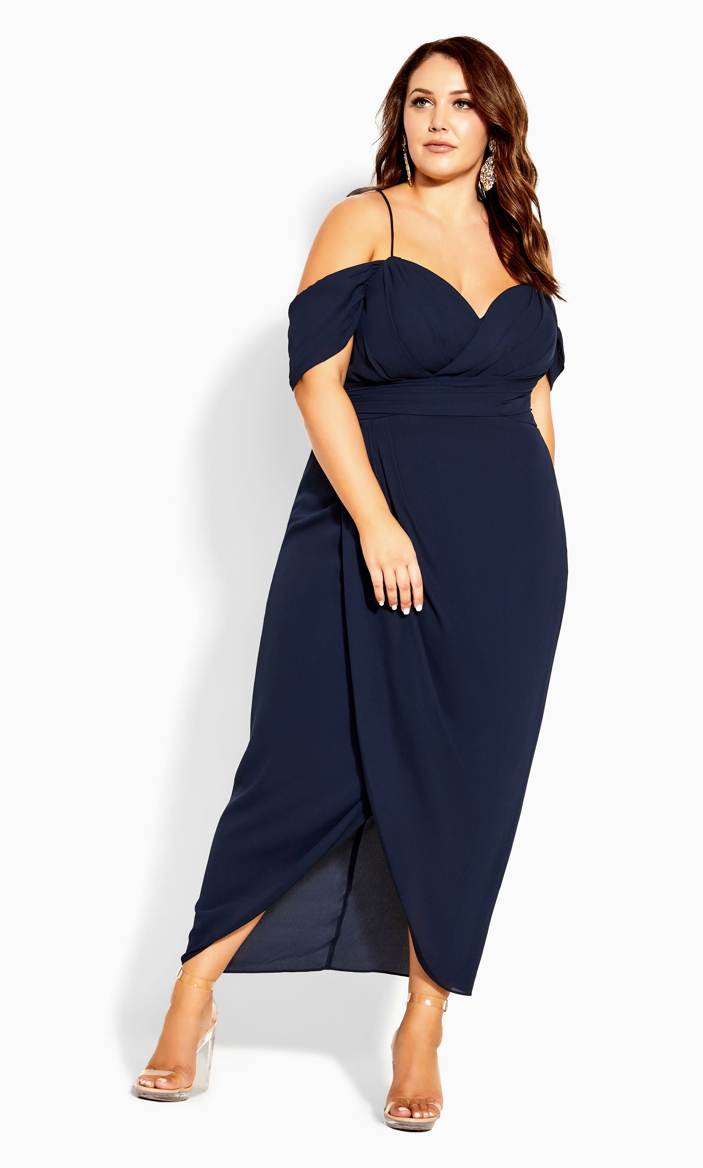 Entwine Maxi Dress - navy, BLUE, alternate image number 2