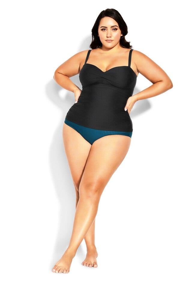 Samira Tankini Top - black, BLACK, alternate image number 2