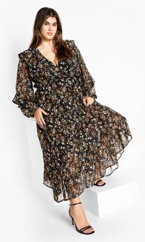 Lila Maxi Dress - black