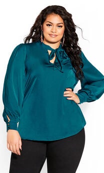 In Awe Top - teal