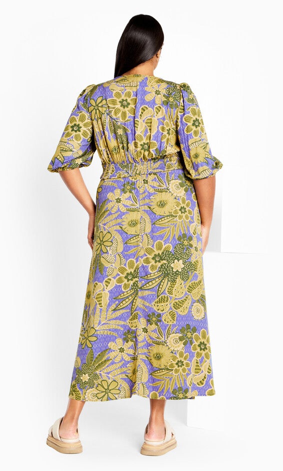 Daydream Print Maxi Dress - blue, PURPLE, alternate image number 2