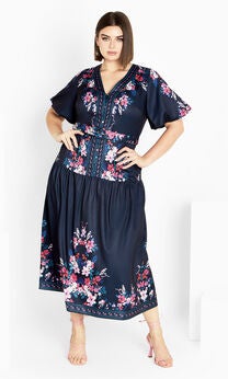 Zuri Dress - navy