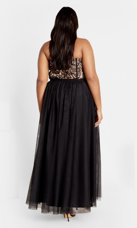 Sweet Beauty Maxi Dress - black, BLACK, alternate image number 3