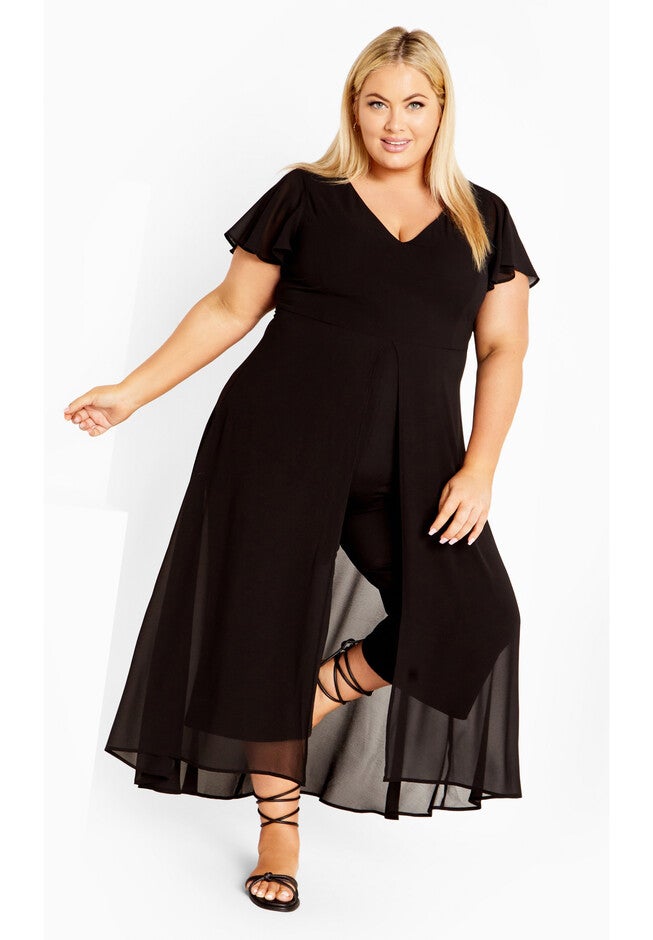 Glam Jumpsuit, BLACK, alternate image number null