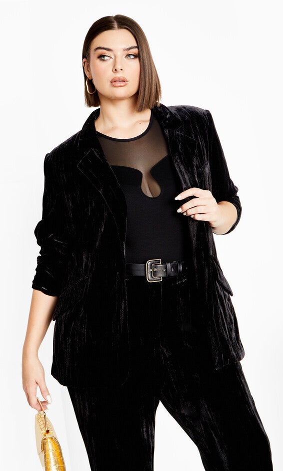Crushed Jacket - black, BLACK, hi-res image number 0