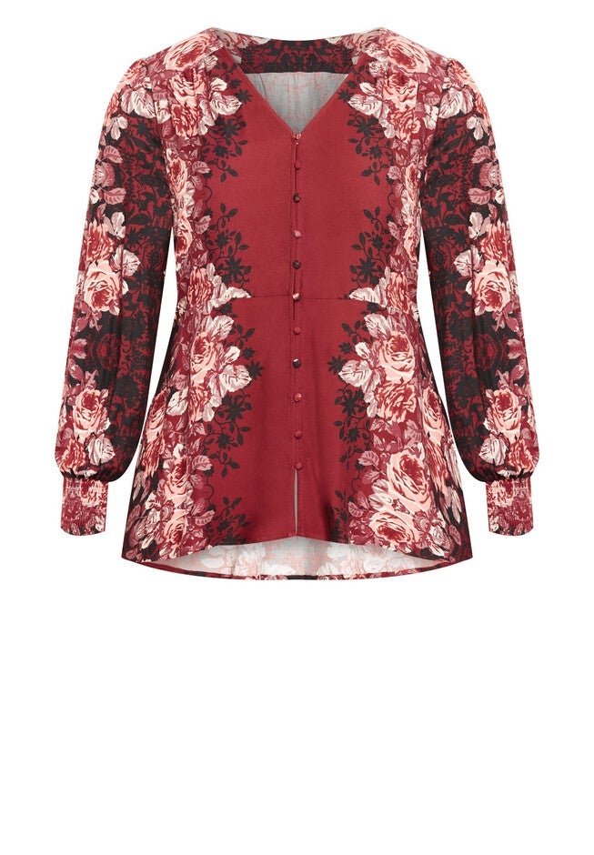 Bella Plc Top, FLAME, alternate image number 3